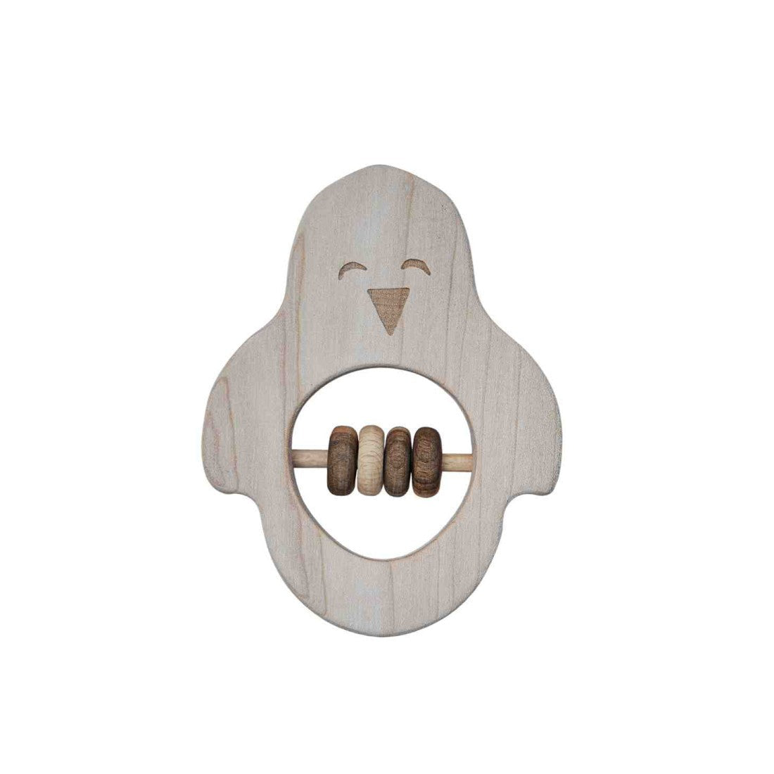 Wooden Penguin Teether Rattle by Wooden Story - Eco-Friendly & Baby-Safe by Wooden Story at www.brixbailey.com