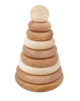 Wooden Round Pyramid by Wooden Story - Classic, Eco-Friendly & Stimulating Children's Toy by Wooden Story at www.brixbailey.com