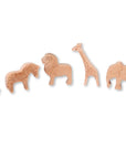 Wooden Safari Animals Set-4