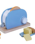 Wooden Toy Toaster Set for Kids