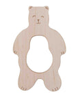 Wooden Teether in Teddy Shape