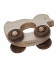 Wooden Duck Push Toy on Wheels