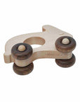 Wooden Rabbit Toy on Wheels