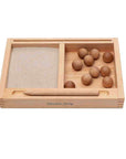 Wooden Montessori Tray by Wooden Story - Eco-Friendly Educational Toy for Creative Learning by Wooden Story at www.brixbailey.com