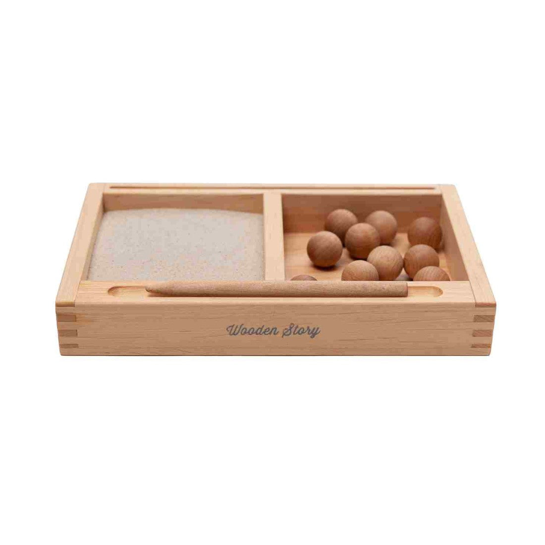Wooden Montessori Tray by Wooden Story - Educational &amp; Eco-Friendly Toy for Creative Learning by Wooden Story at www.brixbailey.com