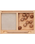 Wooden Montessori Tray by Wooden Story - Eco-Friendly Educational Toy for Creative Learning by Wooden Story at www.brixbailey.com