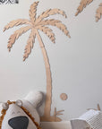 Wooden Wall Decor - Set of Two Palm Trees