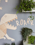Wooden Wall Sign - Make Some Noise ROARR