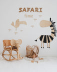 Wooden Wall Sign - Safari Time