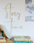 Wooden Wall Sign - Story Time