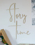 Wooden Wall Sign - Story Time