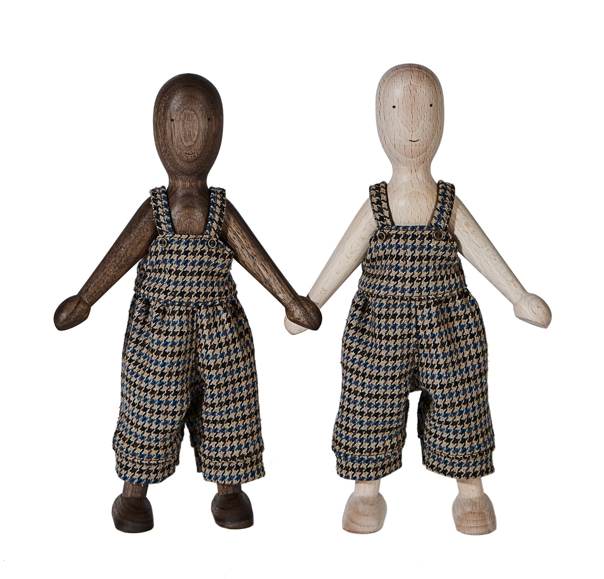 Wooden Walnut Doll with Movable Limbs - Eco-Friendly & Imagination Boosting Toy by Wooden Story at www.brixbailey.com