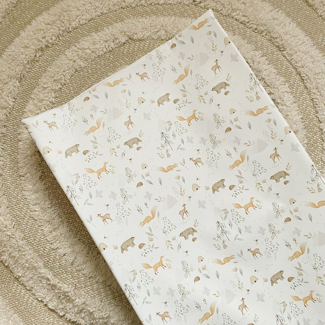 Anti-Roll Wedge Baby Changing Mat - Woodland Animals
