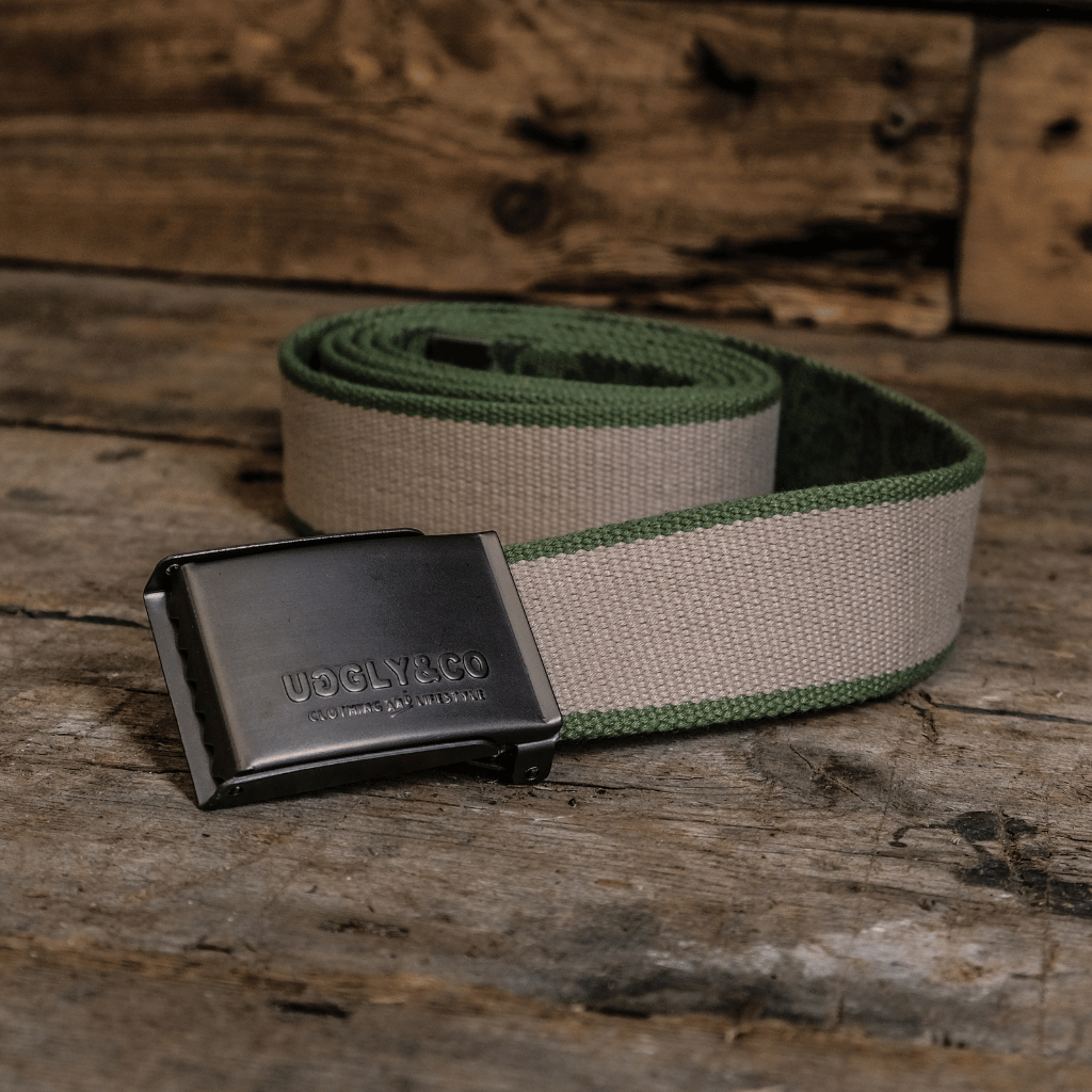 Green Canvas Utility Belt