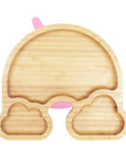 Baby Bamboo Weaning Plate Set - Over The Rainbow