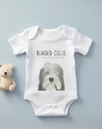 Bearded Collie Baby Bodysuit: A Little Bundle of Chaos and Cuddles!