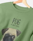 Pug Women's Oversized Sweatshirt