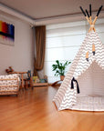 XL Teepee Tent and Play Mat Set-4