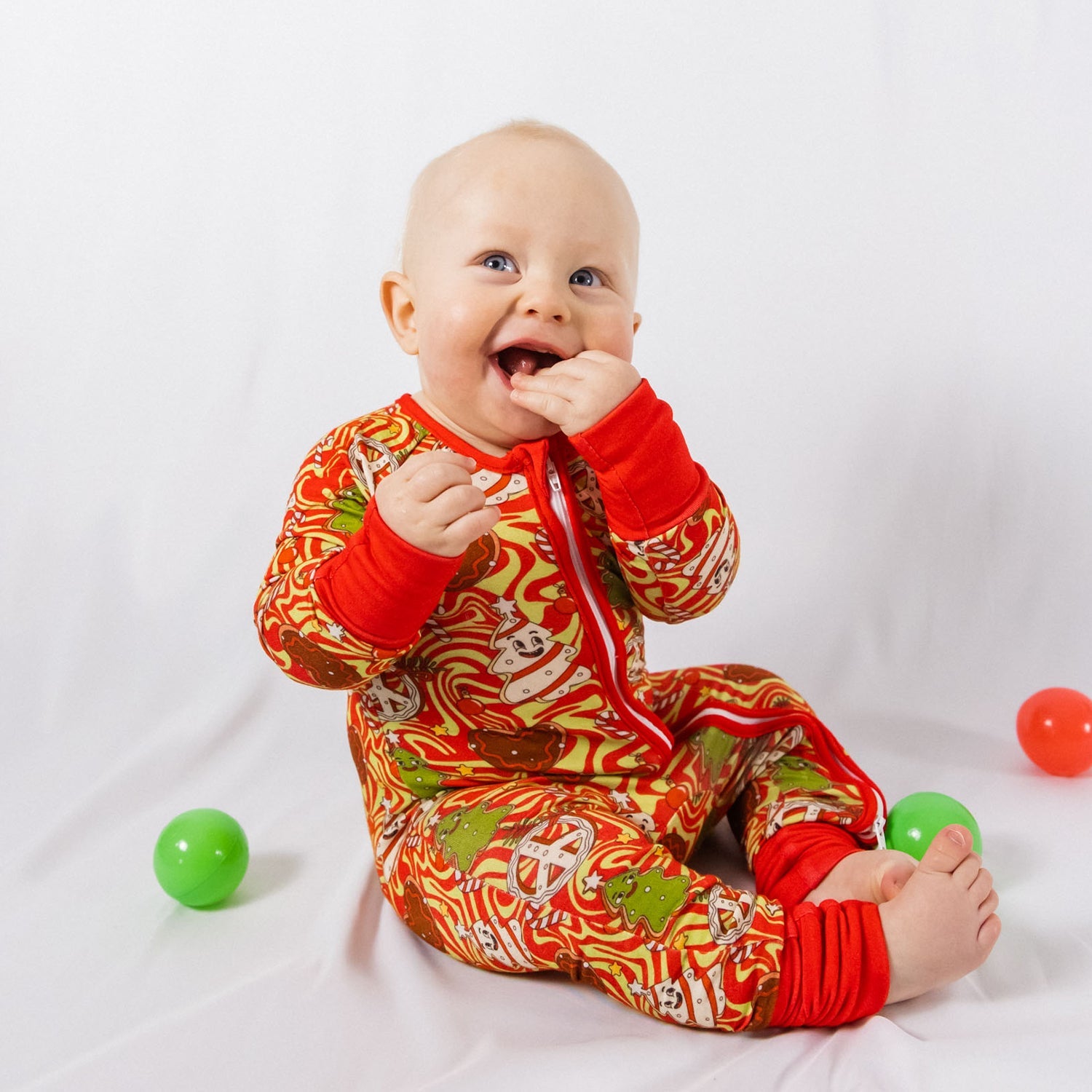 Buttery Soft Bamboo Zip-Onsie Sleeper with Fold-Over Hands & Feet - Snuggle & Play by NIXX BABY at brixbailey.com