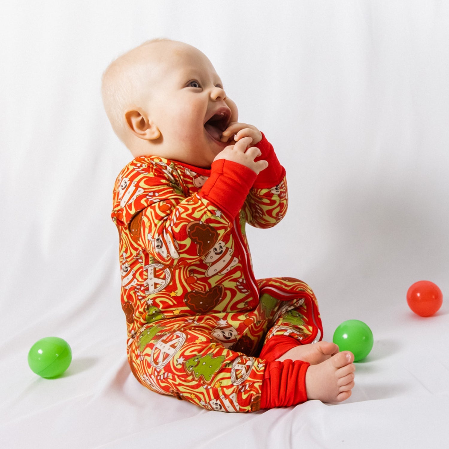 Buttery Soft Bamboo Zip-Onsie Sleeper with Fold Over Hands & Feet - Snuggle & Play by NIXX BABY at brixbailey.com
