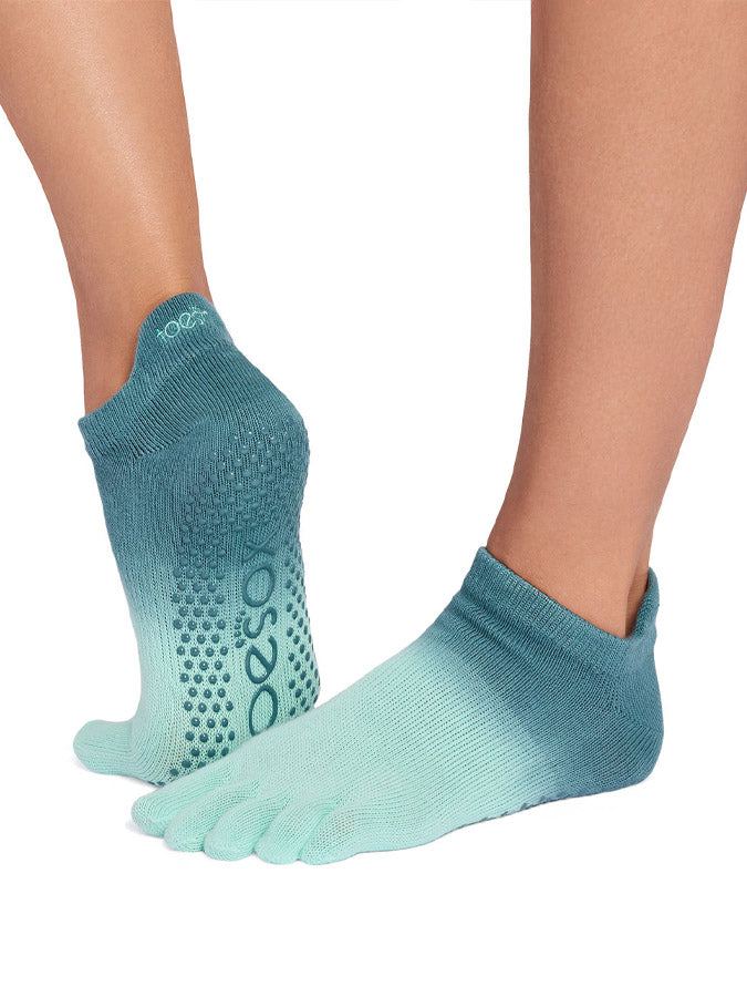 ToeSox Low Rise Full Toe Women's Yoga Grip Socks