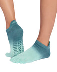 ToeSox Low Rise Full Toe Women's Yoga Grip Socks