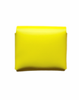 Handmade Leather Simple Coin Purse - Daffodil Yellow
