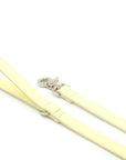 Yellow Leather Dog Lead
