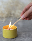 Sun Yellow Classic Tea Light Holders