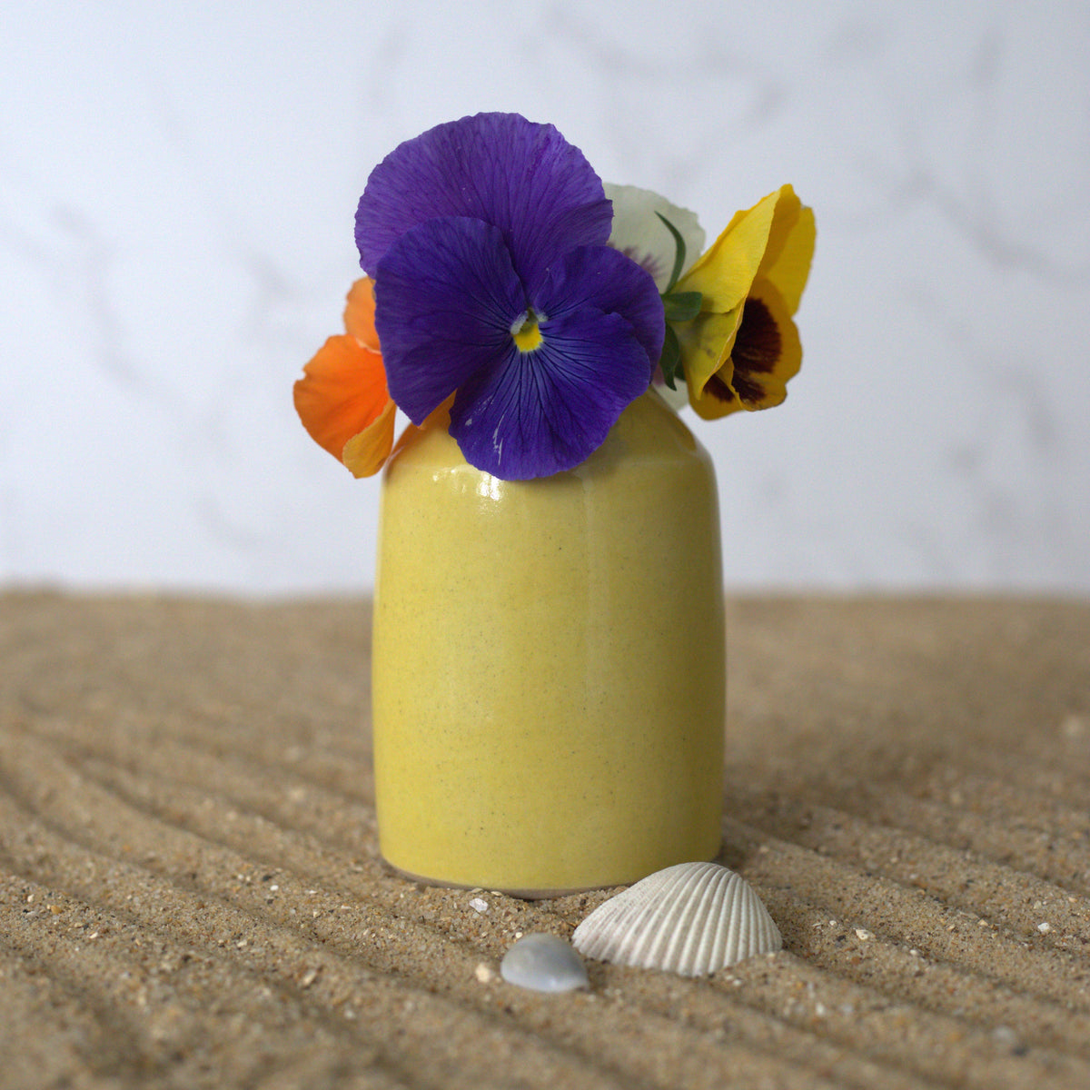 Sun Yellow Classic Bud Vase