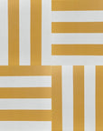 Premium yellow stripe porcelain tile, luxury hardwearing anti-slip outdoor and indoor tile, stylish 20x20cm best-selling design by Maria Starling Design at brixbailey.com