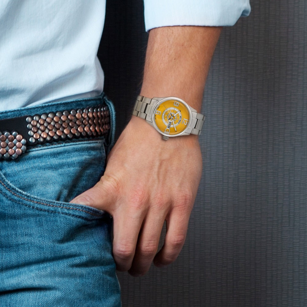 The Brix+Bailey Simmonds Watch Form 9 Yellow Mens Christmas Gift Watch