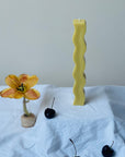 Wavy Pillar Candle