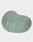 Yoga Studio GOTS Organic Cotton Crescent Lotus Zafu Buckwheat Cushion
