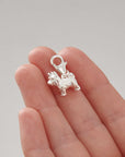 Yorkshire Terrier Silver Dog Charm