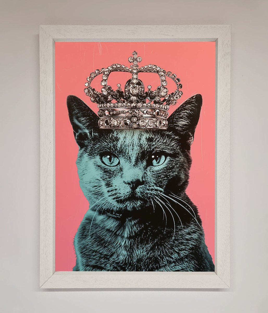 Your Majesty Cat Framed Print