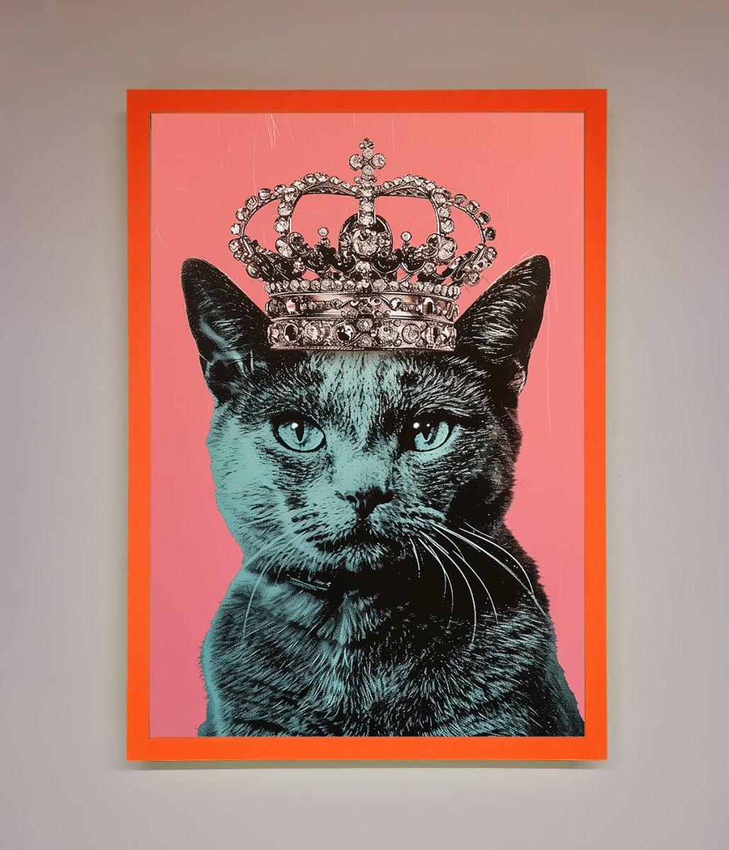 Your Majesty Cat Framed Print
