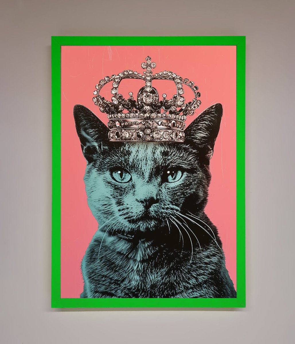 Your Majesty Cat Framed Print