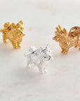 Yorkshire Terrier Silver Dog Charm