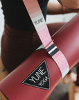 Helena Yoga Strap – Rainbow Stretching Strap w/ Metal Buckles | Yune Yoga-1
