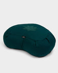 Yoga Studio GOTS Organic Cotton Crescent Lotus Zafu Buckwheat Cushion