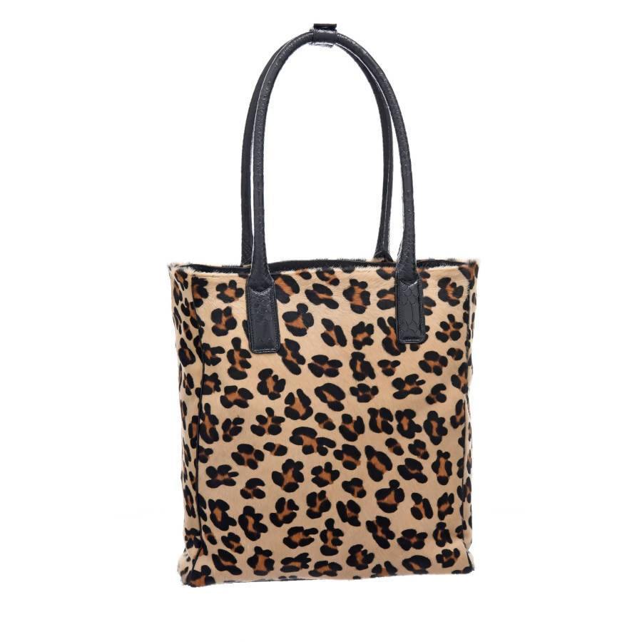 NEW Leopard Leather Day Tote Bag for Daily Style
