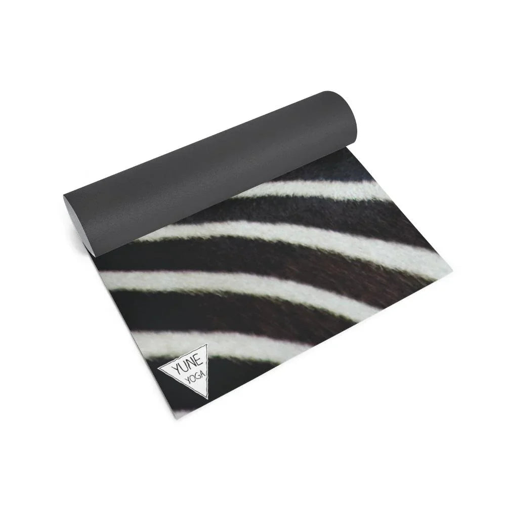Zebra Stripe Eco-Friendly Yoga Mat – 6mm Cushioned, Non-Slip | Yune-2