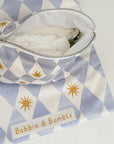 Nappy Wallet - Blue Harlequin