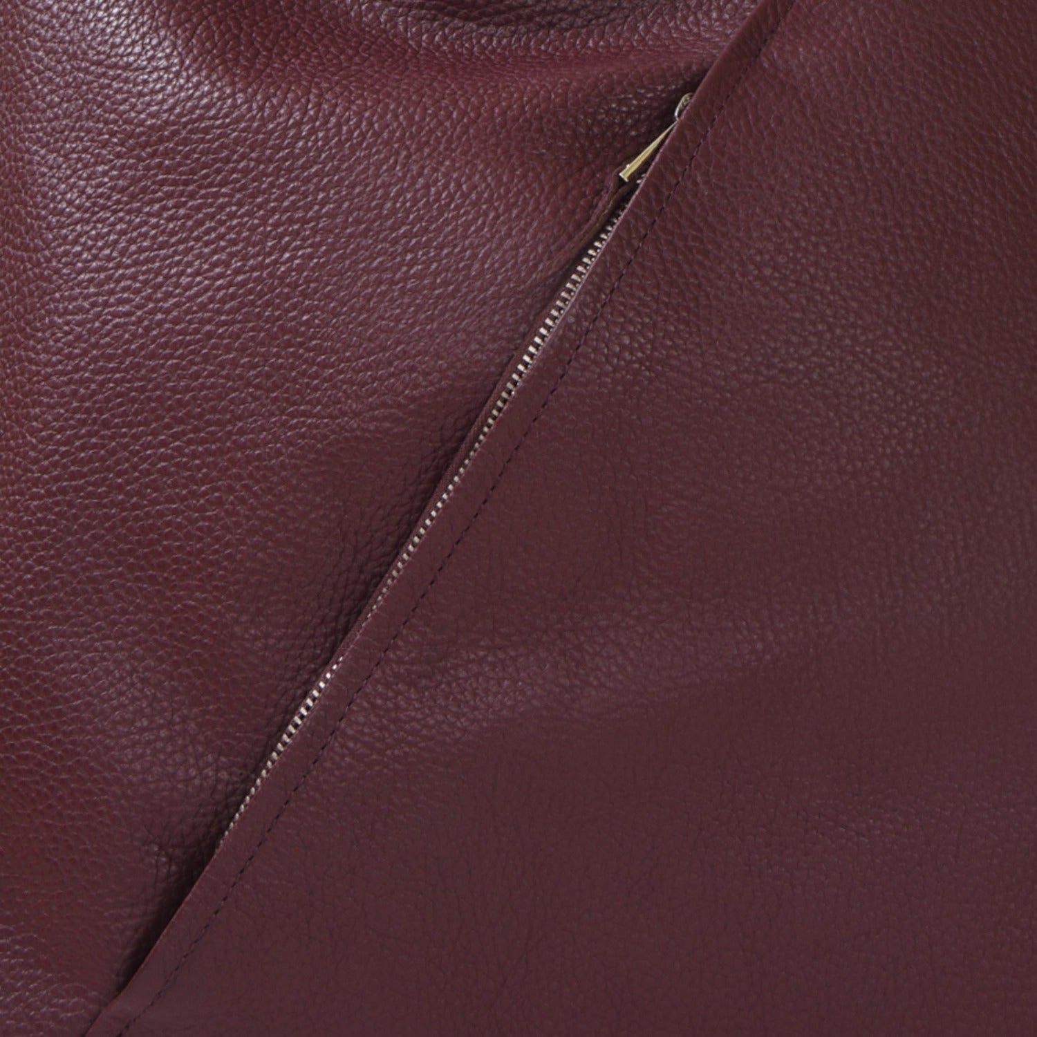 Maroon Leather Shoulder Hobo Bag BRix and Bailey Ethical Bag Brand