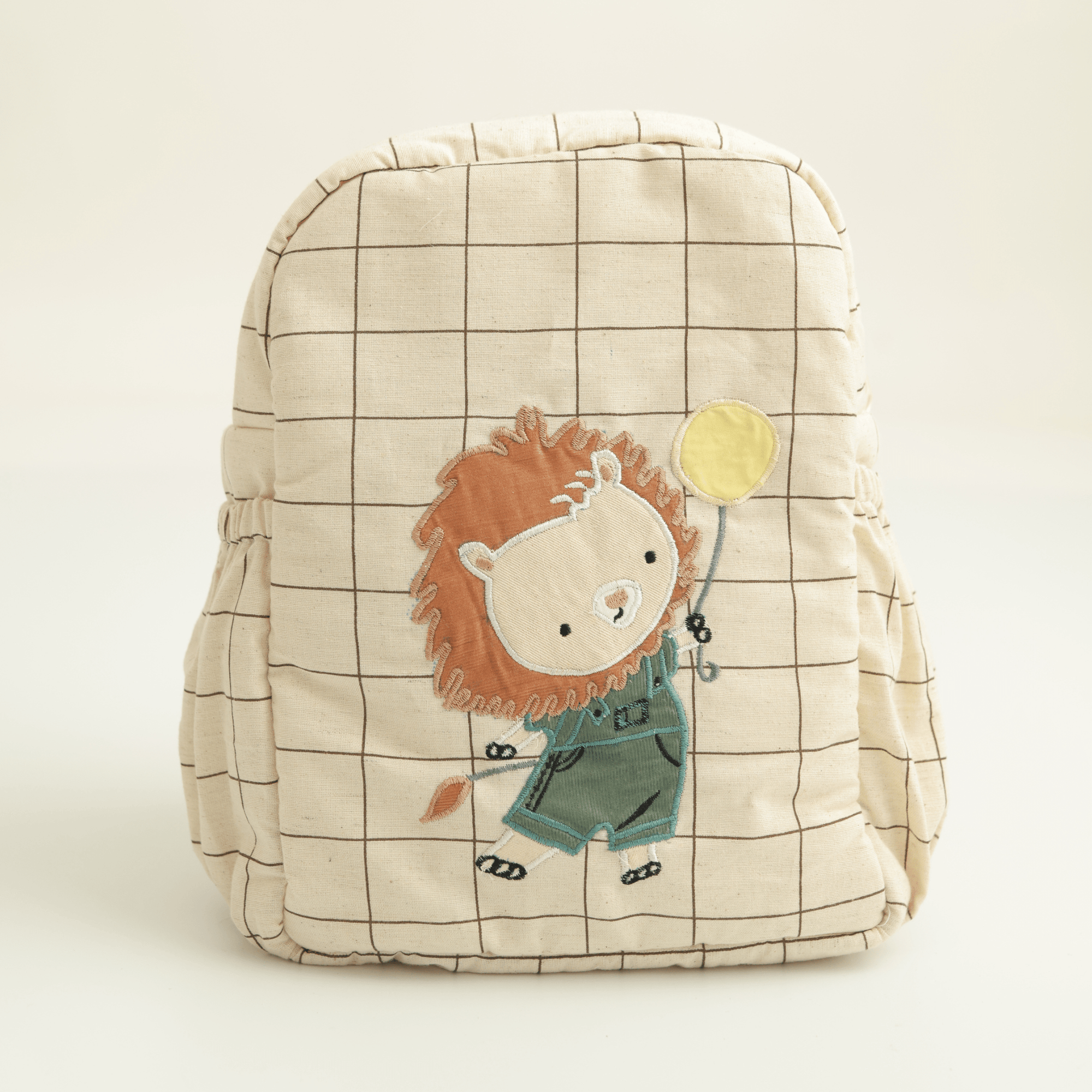 Balloon King Personalised School Bag, Hand-Embroidered