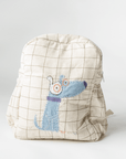 Curious Ralph Personalised School Bag, Hand-Embroidered