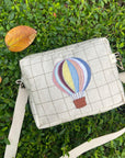 Hot-Air Balloon Cotton Sling Bag (Handcrafted Patchwork)