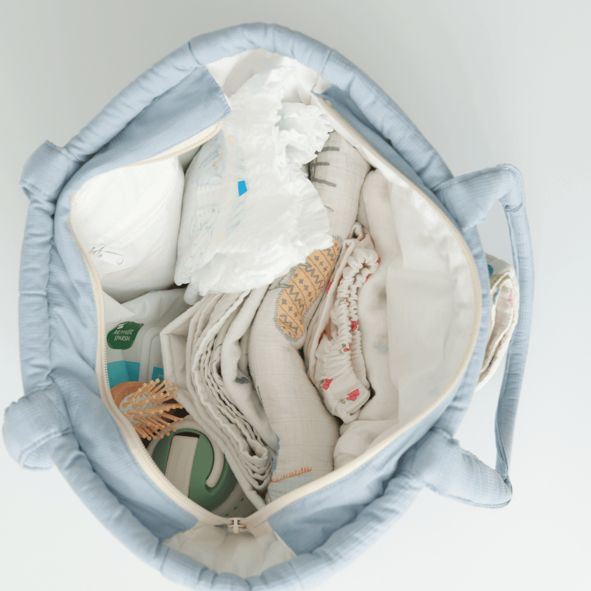 Frost Tote Nappy Bag (100% Cotton)