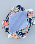Painted Garden Carryall Quilted Nappy Bag (100% Cotton)